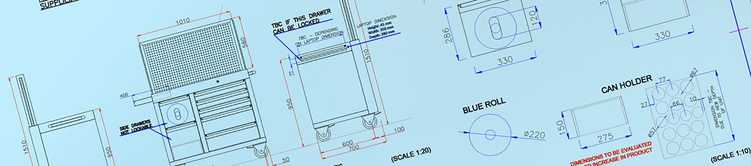 CAD design/Product design by Dura Ltd